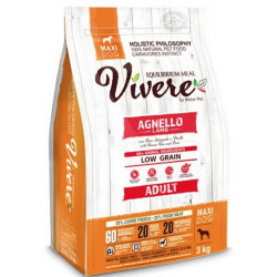 Vivere Maxi Adult Lamb 3kg Karma Monobiałkowa z Jagnięciną dla dużych ras - All4Animals