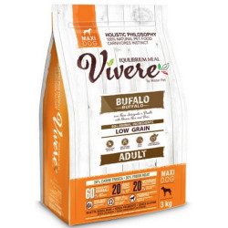 Vivere Maxi Adult Buffalo 3kg Karma Monobiałkowa z Bawołem dla dużych ras - All4Animals