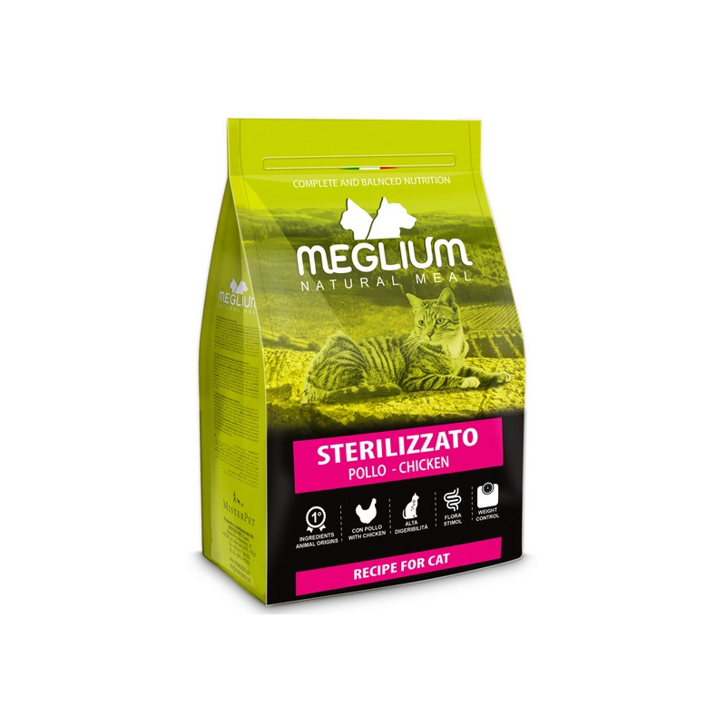 Meglium Cat Adult Neutered Chicken 10kg - All4Animals