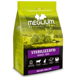 Meglium Cat Adult Neutered Beef 10kg - All4Animals