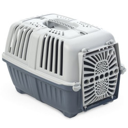 Yarro/Moderna Transporter Pratiko Mały drzwi plastikowe niebiesko-szary - All4Animals