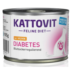 Kattovit Feline Diet Diabetes kurczak puszka 185g - All4Animals
