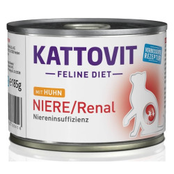 Kattovit Feline Diet Niere/Renal kurczak puszka 185g - All4Animals