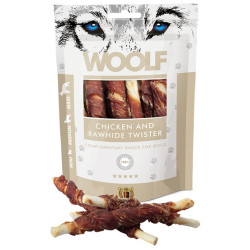 Woolf Chicken & Rawhide Twister 100g - All4Animals