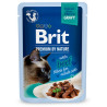 Brit Premium Cat Fillets with Beef sos saszetka 85g - All4Animals