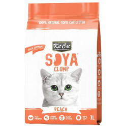 Kit Cat Żwirek ECO SoyaClump Peach 7L / 2,5kg - All4Animals