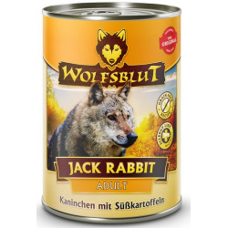 Wolfsblut Dog Jack Rabbit - królik, zając i bataty puszka 395g - All4Animals