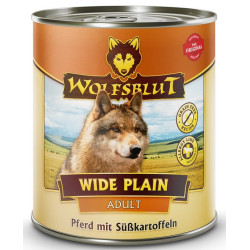 Wolfsblut Dog Wide Plain - konina i bataty puszka 800G - All4Animals