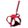 Zolux Szelki ze smyczą automatyczną Easyride XL czerwone - All4Animals