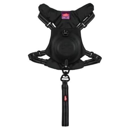 Zolux Szelki ze smyczą automatyczną Easyride XS czarne - All4Animals