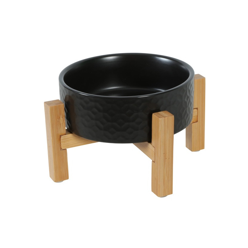 Zolux Miska ceramiczna dla psa i kota Keramo Solo 300ml czarna - All4Animals
