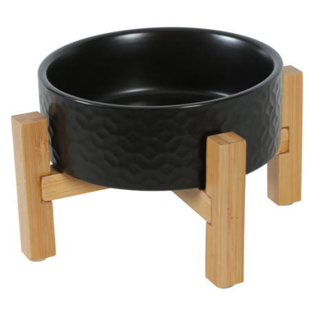 Zolux Miska ceramiczna dla psa i kota Keramo Solo 300ml czarna - All4Animals