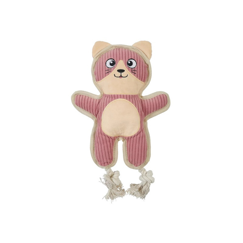 Zolux Zabawka dla psa Kot Buddy różowy 29cm - All4Animals