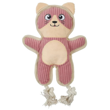 Zolux Zabawka dla psa Kot Buddy różowy 29cm - All4Animals