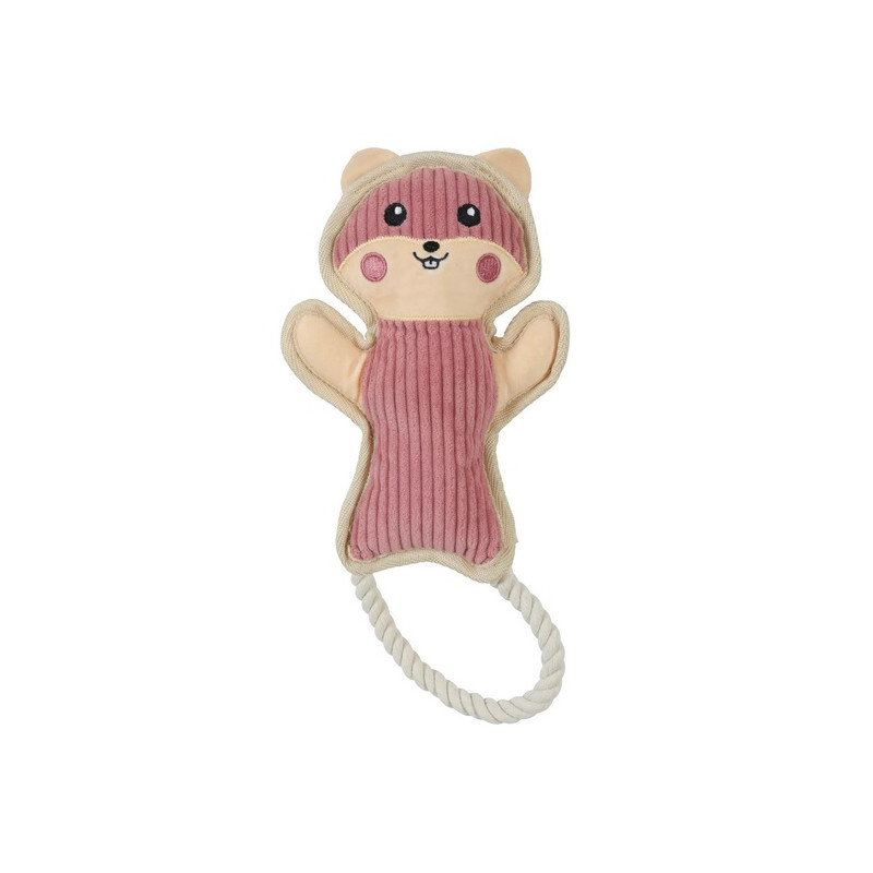 Zolux Zabawka dla psa Chomik Buddy różowy 28cm - All4Animals