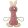 Zolux Zabawka dla psa Królik Buddy różowy 33cm - All4Animals