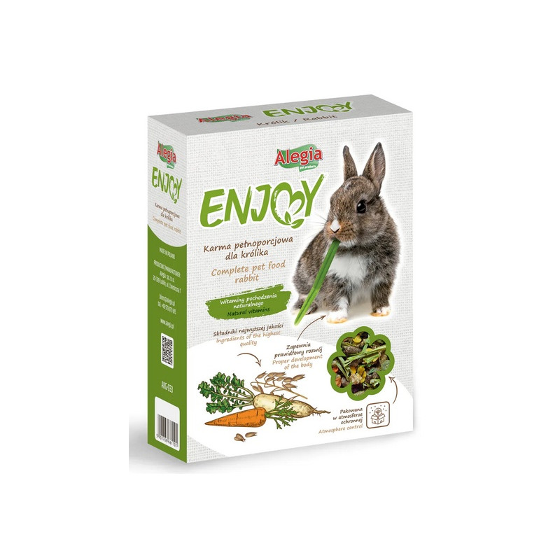 Alegia Enjoy Królik 800g - All4Animals