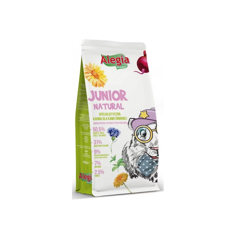 Alegia Junior Natural dla kawii domowej 650g - All4Animals