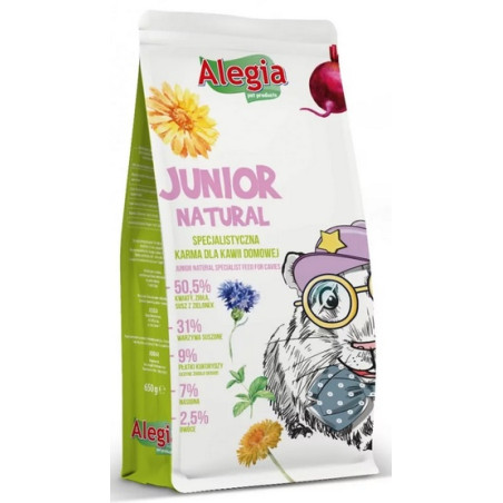 Alegia Junior Natural dla kawii domowej 650g - All4Animals