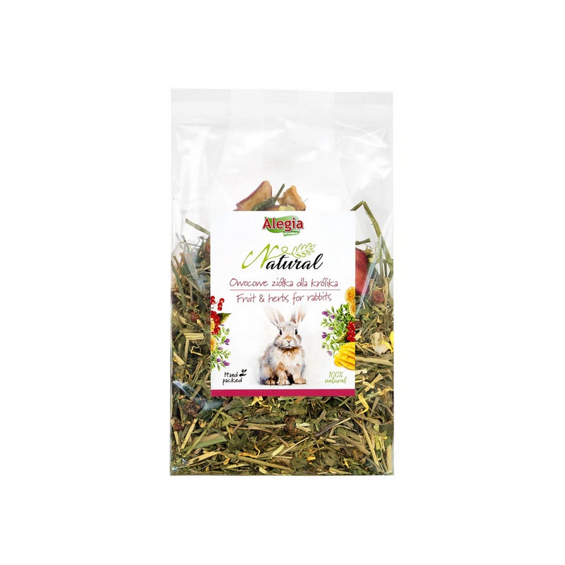 Alegia Natural Owocowe ziółka dla królika 130g - All4Animals