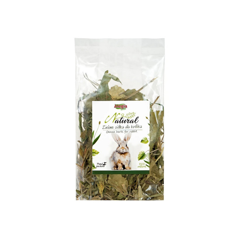 Alegia Natural Zielone ziółka dla królika 100g - All4Animals