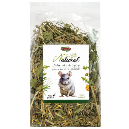 Alegia Natural Zielone ziółka dla szynszyli 120g - All4Animals