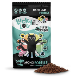 Lucky Lou Food Code Mono Pstrąg 750g - All4Animals