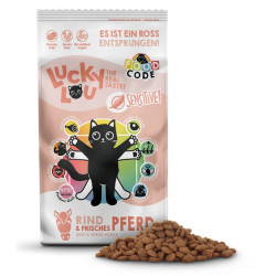 Lucky Lou Food Code Sensitive Wołowina & Konina 750g - All4Animals