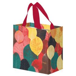 Torba Mini Kolorowe Listki 10L bordowe - All4Animals