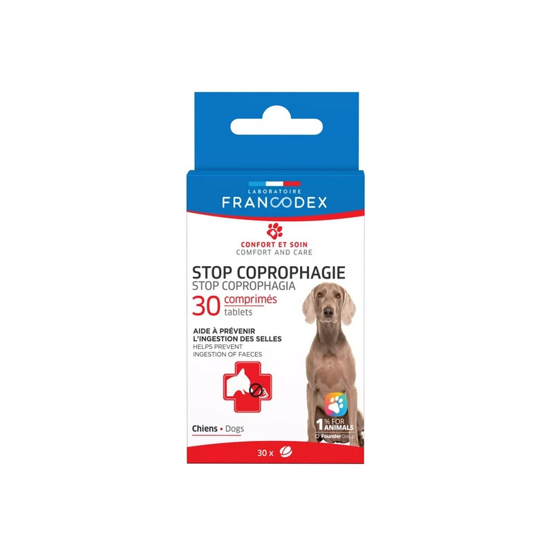Francodex Stop Koprofagia tabletki dla psa 30szt. - All4Animals