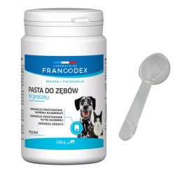 Francodex Pasta do zębów w proszku dla psa i kota 150g - All4Animals