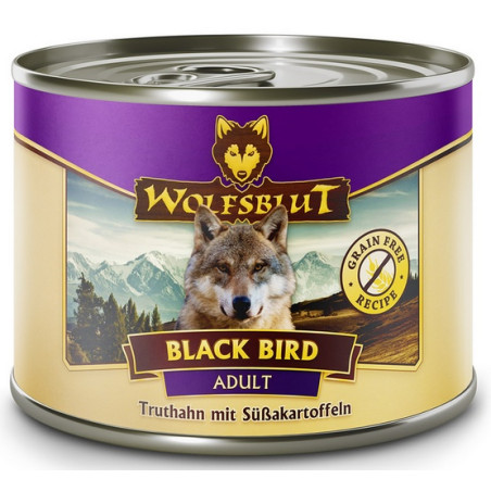 Wolfsblut Dog Black Bird - indyk i bataty puszka 200g - All4Animals