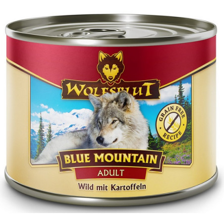 Wolfsblut Dog Blue Mountain - dziczyzna i ziemniaki puszka 200g - All4Animals