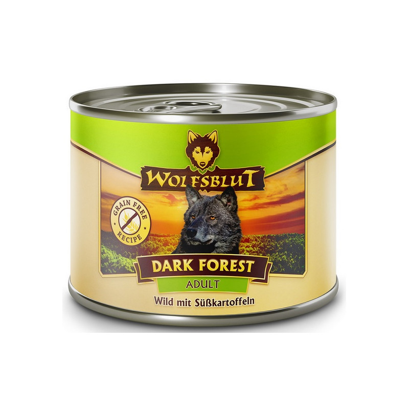 Wolfsblut Dog Dark Forest - dziczyzna i bataty puszka 200g - All4Animals