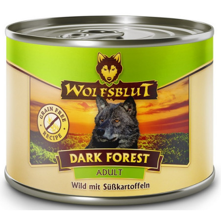Wolfsblut Dog Dark Forest - dziczyzna i bataty puszka 200g - All4Animals