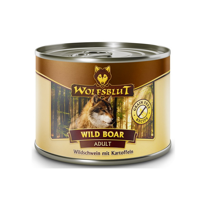 Wolfsblut Dog Wild Boar - dziczyzna i ziemniaki puszka 200g - All4Animals