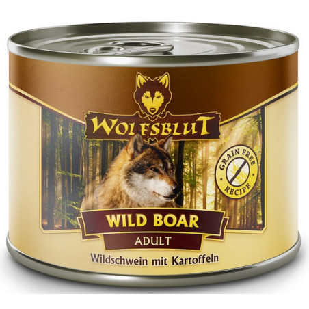 Wolfsblut Dog Wild Boar - dziczyzna i ziemniaki puszka 200g - All4Animals
