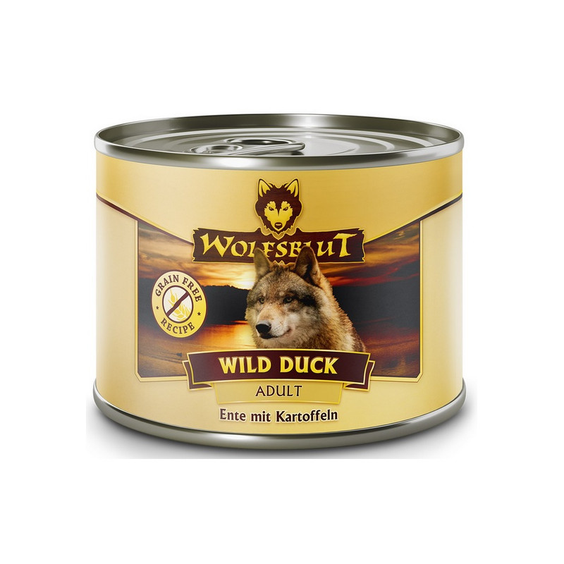 Wolfsblut Dog Wild Duck - kaczka i ziemniaki puszka 200g - All4Animals