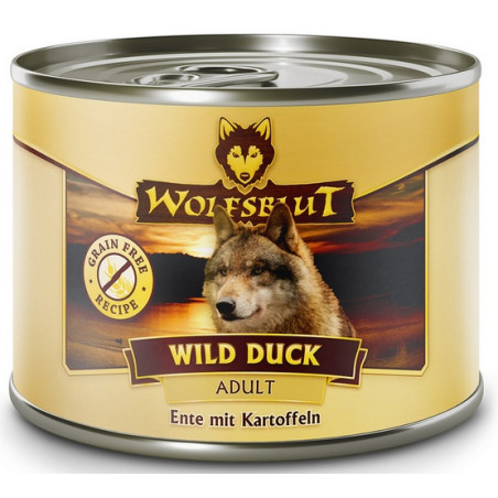 Wolfsblut Dog Wild Duck - kaczka i ziemniaki puszka 200g - All4Animals