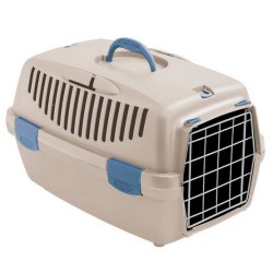 Stefanplast Transporter Gulliver 1 metalowe drzwi beżowy - All4Animals