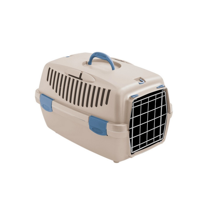 Stefanplast Transporter Gulliver 1 metalowe drzwi beżowy - All4Animals