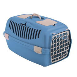 Stefanplast Transporter Gulliver 2 plastikowe drzwi niebieski - All4Animals