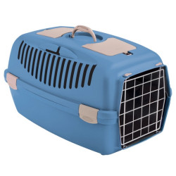 Stefanplast Transporter Gulliver 2 metalowe drzwi niebieski - All4Animals