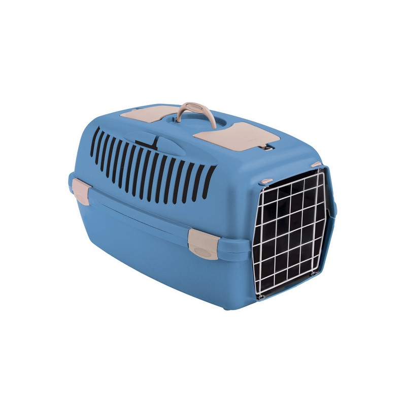 Stefanplast Transporter Gulliver 2 metalowe drzwi niebieski - All4Animals