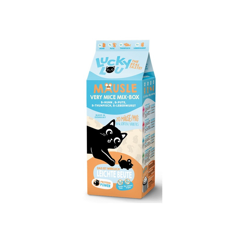 Lucky Lou Mausle MultiPack 20 x 28g - All4Animals