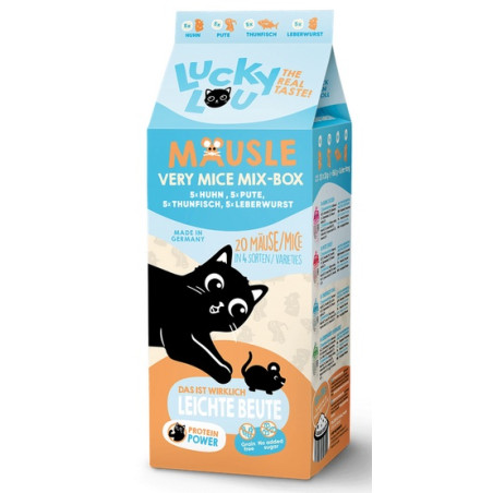 Lucky Lou Mausle MultiPack 20 x 28g - All4Animals