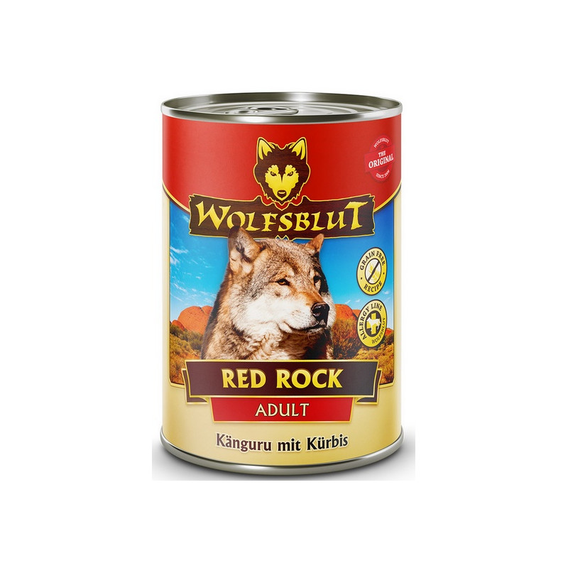 Wolfsblut Dog Red Rock - kangur i dynia puszka 395g - All4Animals