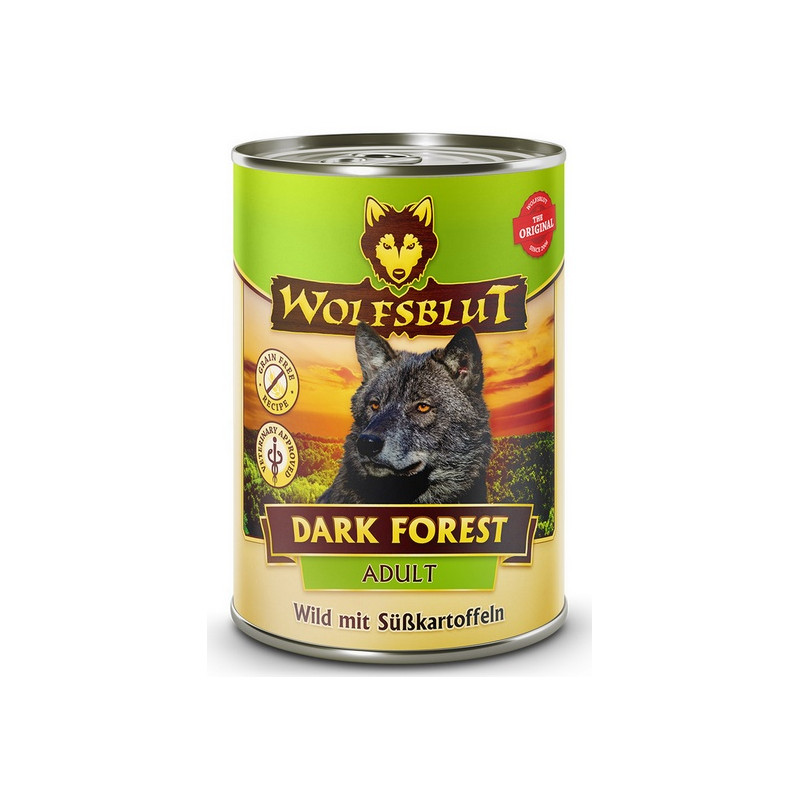Wolfsblut Dog Dark Forest - dziczyzna i bataty puszka 395g - All4Animals