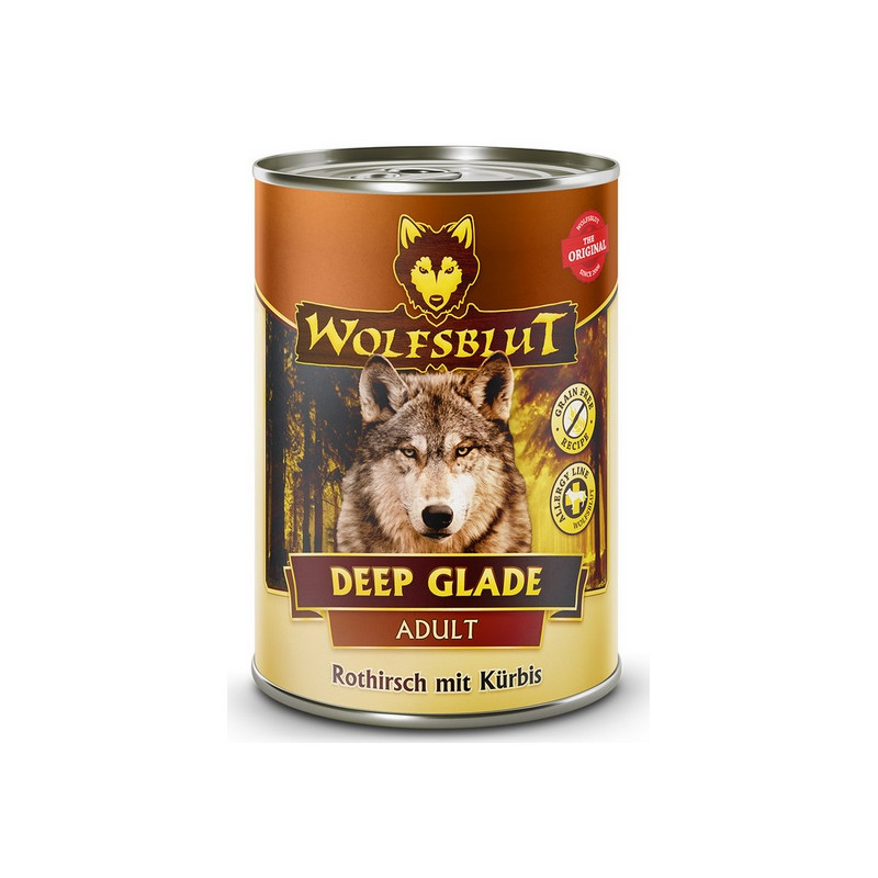 Wolfsblut Dog Deep Glade - jeleń i bawół puszka 395g - All4Animals