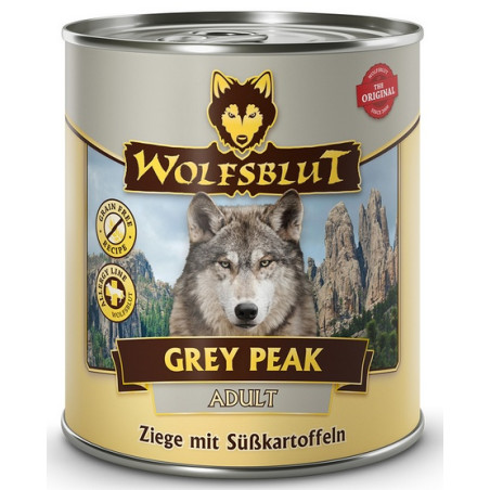 Wolfsblut Dog Grey Peak - koza i bataty puszka 800g - All4Animals